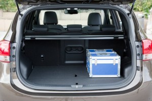 Der Kofferraum des Kia Carens