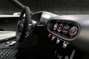 Das Cockpit des Kia Provo, eine Studie, die Kia auf dem Genfer Salon vorstellen wird