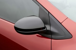 Der Außenspiegel des Mazda2 Kenko
