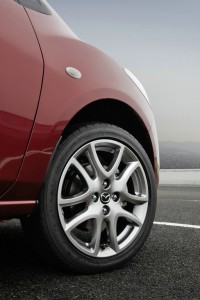 Die Felgen des Mazda2 Sondermodells Kenko