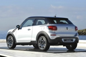 Der neue Mini Paceman Cooper S in der Heckansicht
