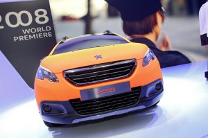 Der Frontbereich des Peugeot 2008