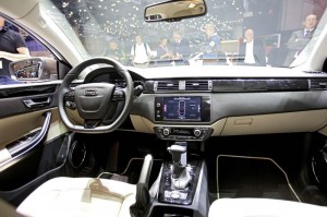 Das Interieur des neuen Qoros 3