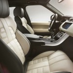 Die Ledersitze im Range Rover Sport