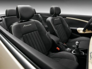 Die Ledersitze des Renault Megane Coupe-Cabriolet