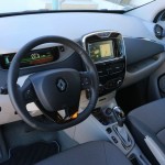 Das Cockpit vom Elektroauto Renault Zoe