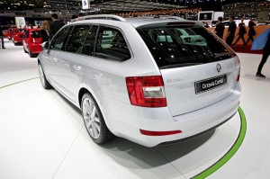 2013-er Skoda Octavia Combi Typ 5E auf der schweizer Automesse in Genf