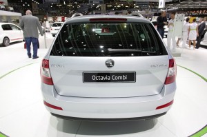 Die Heckpartie des Skoda Octavia Combi Typ 5E
