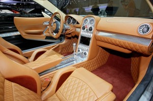Das Interieur des Spyker B6 Venator