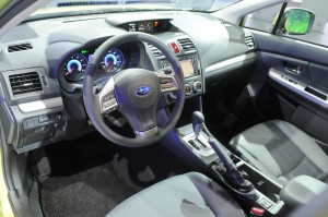 Der Innenraum des Subaru XV Crosstrek als Hybrid