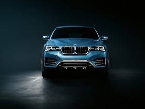 Der Kühlergrill des BMW X4