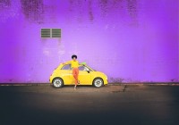 Fiat 500 Sole in der Außenfarbe Sole-Gelb