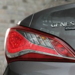 Das Rücklicht des 2013-er Hyundai Genesis Coupé