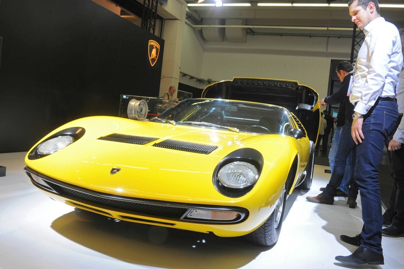 Lamborghini Miura P 400 SV auf der Techno Classica 2013