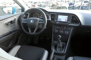 Das Cockpit des Seat Leon SC