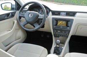 Der Innenraum des Skoda Rapid Green Tec