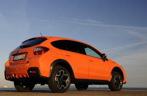 Subaru XV 2.0 D Exclusive in der Außenfarbe Orange Pearl