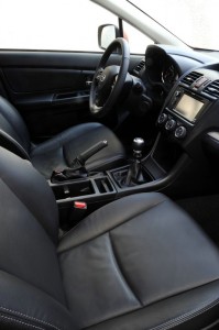 Die Sitze des Kompakt-SUV Subaru XV