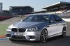 Die Front und Seitenpartie des BMW M5