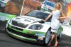 Rallyefahrzeug Super 2000 von Skoda am Wörthersee