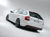 Die Heckpartie eines 2013er Skoda Octavia Combi RS