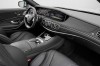 Der Innenraum des Mercedes S63 AMG mit Ledersitzen