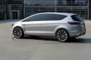 Die neue Studie Ford S-Max Concept in der Seitenansicht