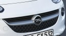 Der Kühlergrill des Opel Adam White Link