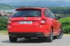 Skoda Octavia RS als Kombi in rot in der Heckansicht