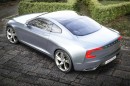 Volvo Concept Coupé in der Seiten udn Heckansicht