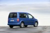 Die Heck und Seitenpartie des neuen Volkswagen Caddy Blue Motion