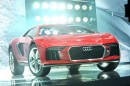 Audi nanuk quattro concept in rot auf der IAA 2013
