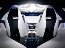 Die Sitze und das Dach des Jaguar C-X17