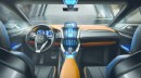 Der Innenraum des Concept Lexus LF-NX