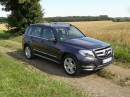 Die Frontpartie des Testfahrzeuges Mercedes-Benz GLK 220 CDI