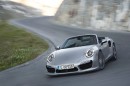 Die Frontpartie des neuen Porsche 911 Turbo Cabriolet