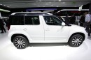 Der überarbeitete Skoda Yeti in der Seitenansicht