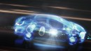 Toyota Fahrzeug-Studie mit Brennstoffzellenantrieb