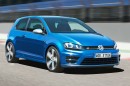 Volkswagen Golf R Modell 2014 in blau