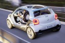Konzeptfahrzeug smart four joy wird auf der IAA 2013 gezeigt