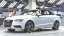 Das neue Audi A3 Cabriolet im Werk Győr
