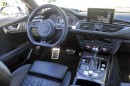 Das Cockpit und die Mittelkonsole des Audi RS 7 Sportback