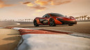 Roter McLaren P1 2013 Standaufnahme