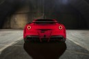 Die Heckpartie des Novitec Rosso N-Largo in rot