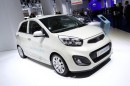 Weißer Kia Picanto LPG mit Autogastechnik