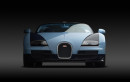 Der Supersportwagen Bugatti Veyron in der Frontansicht