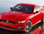 Ford Mustang 2014 in rot in der Frontansicht