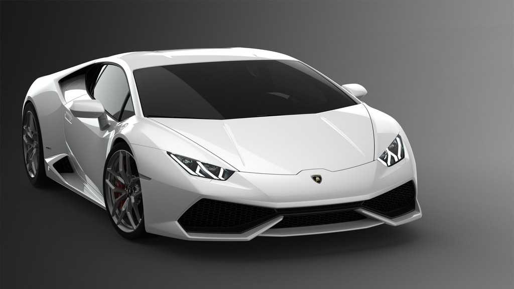 2014er Lamborghini Huracàn in der Frontansicht