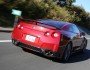 Fahraufnahme vom roten Nissan GT-R Modell 2014
