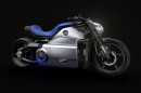 Dieses Motorrad Voxan Wattman fährt rein elektrisch